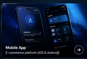 E-commerce app concept