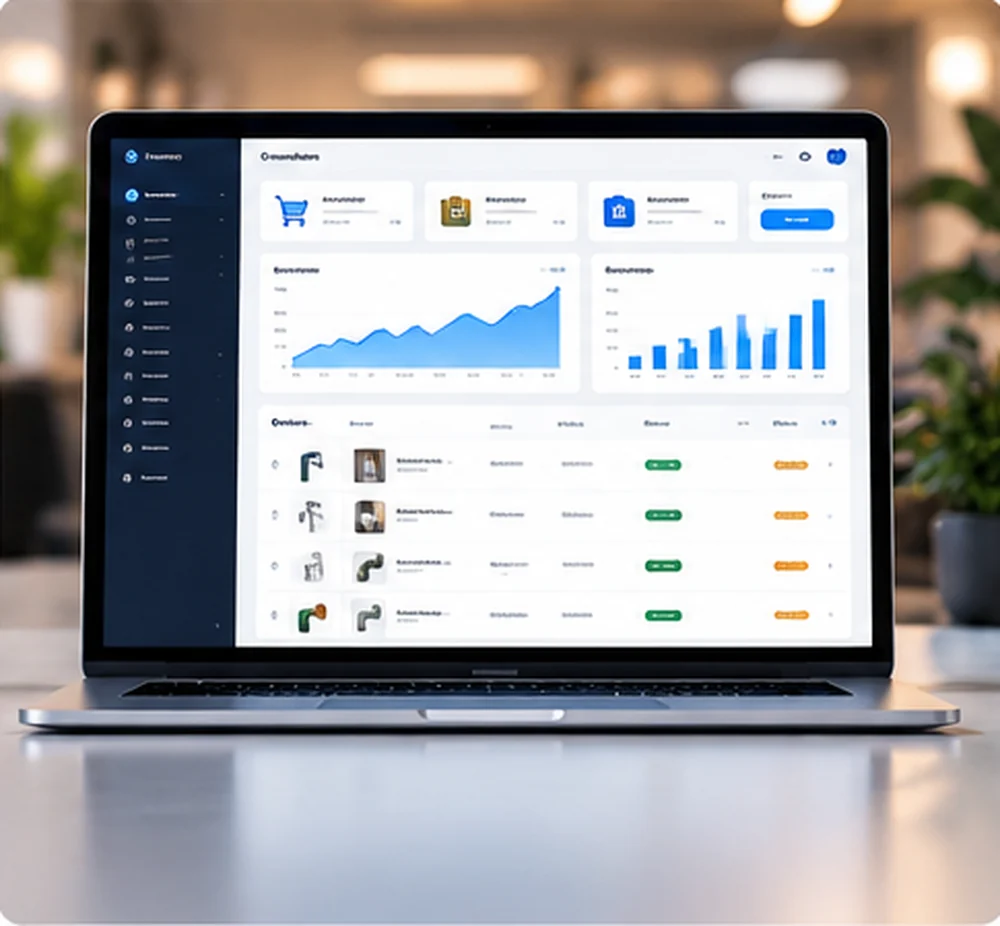 Admin dashboard concept